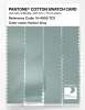 Product image 3 of the product “PANTONE® COTTON SWATCH CARD 14-4908 TCX Harbor Gray ”