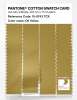 Product image 3 of the product “PANTONE® COTTON SWATCH CARD 15-0743 TCX Oil Yellow ”