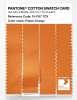Product image 3 of the product “PANTONE® COTTON SWATCH CARD 15-1157 TCX Flame Orange ”