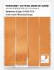 Product image 3 of the product “PANTONE® COTTON SWATCH CARD 15-1160 TCX Blazing Orange ”