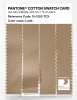 Product image 3 of the product “PANTONE® COTTON SWATCH CARD 15-1220 TCX Lattè ”