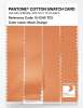 Product image 3 of the product “PANTONE® COTTON SWATCH CARD 15-1245 TCX Mock Orange ”