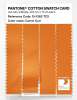 Artikelbild 3 des Artikels “PANTONE® COTTON SWATCH CARD 15-1262 TCX Carrot Curl “
