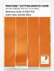 Product image 3 of the product “PANTONE® COTTON SWATCH CARD 15-1263 TCX Autumn Glory ”