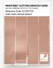 Product image 3 of the product “PANTONE® COTTON SWATCH CARD 15-1319 TCX Almost Apricot ”