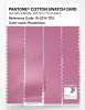 Product image 3 of the product “PANTONE® COTTON SWATCH CARD 15-2214 TCX Rosebloom ”