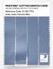 Product image 3 of the product “PANTONE® COTTON SWATCH CARD 15-3931 TCX Fairview Blue ”