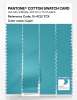 Product image 3 of the product “PANTONE® COTTON SWATCH CARD 15-4722 TCX Capri ”