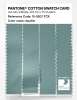 Product image 3 of the product “PANTONE® COTTON SWATCH CARD 15-5207 TCX Aquifer ”