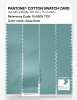 Product image 3 of the product “PANTONE® COTTON SWATCH CARD 15-5209 TCX Aqua Haze ”