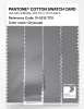 Product image 3 of the product “PANTONE® COTTON SWATCH CARD 15-5212 TCX Cityscape ”