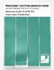 Product image 3 of the product “PANTONE® COTTON SWATCH CARD 15-5416 TCX Florida Keys ”