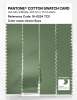 Product image 3 of the product “PANTONE® COTTON SWATCH CARD 16-0224 TCX Green Eyes ”