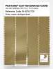 Product image 3 of the product “PANTONE® COTTON SWATCH CARD 16-0730 TCX Antique Gold ”