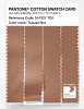 Product image 3 of the product “PANTONE® COTTON SWATCH CARD 16-1327 TCX Toasted Nut ”