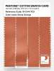 Product image 3 of the product “PANTONE® COTTON SWATCH CARD 16-1344 TCX Dusty Orange ”