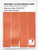 Artikelbild 3 des Artikels “PANTONE® COTTON SWATCH CARD 16-1360 TCX Nectarine “