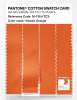 Product image 3 of the product “PANTONE® COTTON SWATCH CARD 16-1364 TCX Vibrant Orange ”