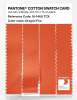 Artikelbild 3 des Artikels “PANTONE® COTTON SWATCH CARD 16-1460 TCX Dragon Fire “