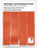 Artikelbild 3 des Artikels “PANTONE® COTTON SWATCH CARD 16-1462 TCX Golden Poppy “