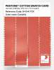 Product image 3 of the product “PANTONE® COTTON SWATCH CARD 16-1541 TCX Camellia ”