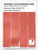 Product image 3 of the product “PANTONE® COTTON SWATCH CARD 16-1544 TCX Persimmon ”