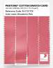 Product image 3 of the product “PANTONE® COTTON SWATCH CARD 16-1731 TCX Strawberry Pink ”