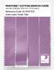 Product image 3 of the product “PANTONE® COTTON SWATCH CARD 16-3416 TCX Violet Tulle ”