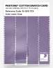 Product image 3 of the product “PANTONE® COTTON SWATCH CARD 16-3815 TCX Viola ”