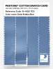 Product image 3 of the product “PANTONE® COTTON SWATCH CARD 16-4020 TCX Della Robbia Blue ”