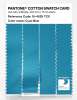 Product image 3 of the product “PANTONE® COTTON SWATCH CARD 16-4529 TCX Cyan Blue ”