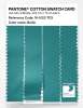 Product image 3 of the product “PANTONE® COTTON SWATCH CARD 16-5123 TCX Baltic ”