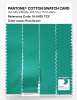 Product image 3 of the product “PANTONE® COTTON SWATCH CARD 16-5425 TCX Pool Green ”