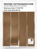 Product image 3 of the product “PANTONE® COTTON SWATCH CARD 17-1128 TCX Bone Brown ”