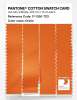 Product image 3 of the product “PANTONE® COTTON SWATCH CARD 17-1350 TCX Oriole ”