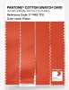 Product image 3 of the product “PANTONE® COTTON SWATCH CARD 17-1462 TCX Flame ”
