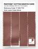 Product image 3 of the product “PANTONE® COTTON SWATCH CARD 17-1525 TCX Cedar Wood ”