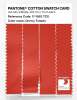 Product image 3 of the product “PANTONE® COTTON SWATCH CARD 17-1563 TCX Cherry Tomato ”