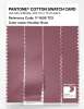 Product image 3 of the product “PANTONE® COTTON SWATCH CARD 17-1608 TCX Heather Rose ”