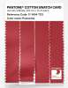Product image 3 of the product “PANTONE® COTTON SWATCH CARD 17-1654 TCX Poinsettia ”