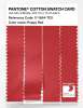 Product image 3 of the product “PANTONE® COTTON SWATCH CARD 17-1664 TCX Poppy Red ”