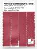 Product image 3 of the product “PANTONE® COTTON SWATCH CARD 17-1740 TCX Claret Red ”