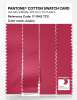 Product image 3 of the product “PANTONE® COTTON SWATCH CARD 17-1842 TCX Azalea ”