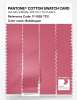 Product image 3 of the product “PANTONE® COTTON SWATCH CARD 17-1928 TCX Bubblegum ”