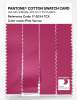 Product image 3 of the product “PANTONE® COTTON SWATCH CARD 17-2034 TCX Pink Yarrow ”