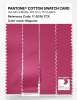 Product image 3 of the product “PANTONE® COTTON SWATCH CARD 17-2036 TCX Magenta ”