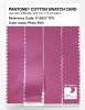Product image 3 of the product “PANTONE® COTTON SWATCH CARD 17-2627 TCX Phlox Pink ”