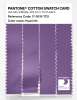 Product image 3 of the product “PANTONE® COTTON SWATCH CARD 17-3619 TCX Hyacinth ”