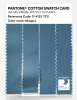 Product image 3 of the product “PANTONE® COTTON SWATCH CARD 17-4123 TCX Niagara ”