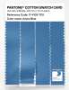 Product image 3 of the product “PANTONE® COTTON SWATCH CARD 17-4139 TCX Azure Blue ”
